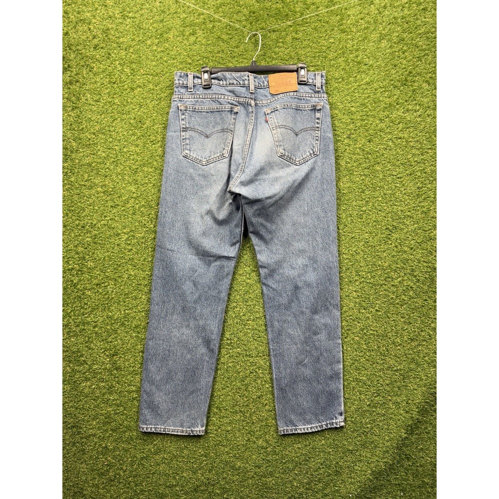 Levis 505 Jeans Mens 36x30 Regular Straight Fit Medium Wash Denim Casual y2k
